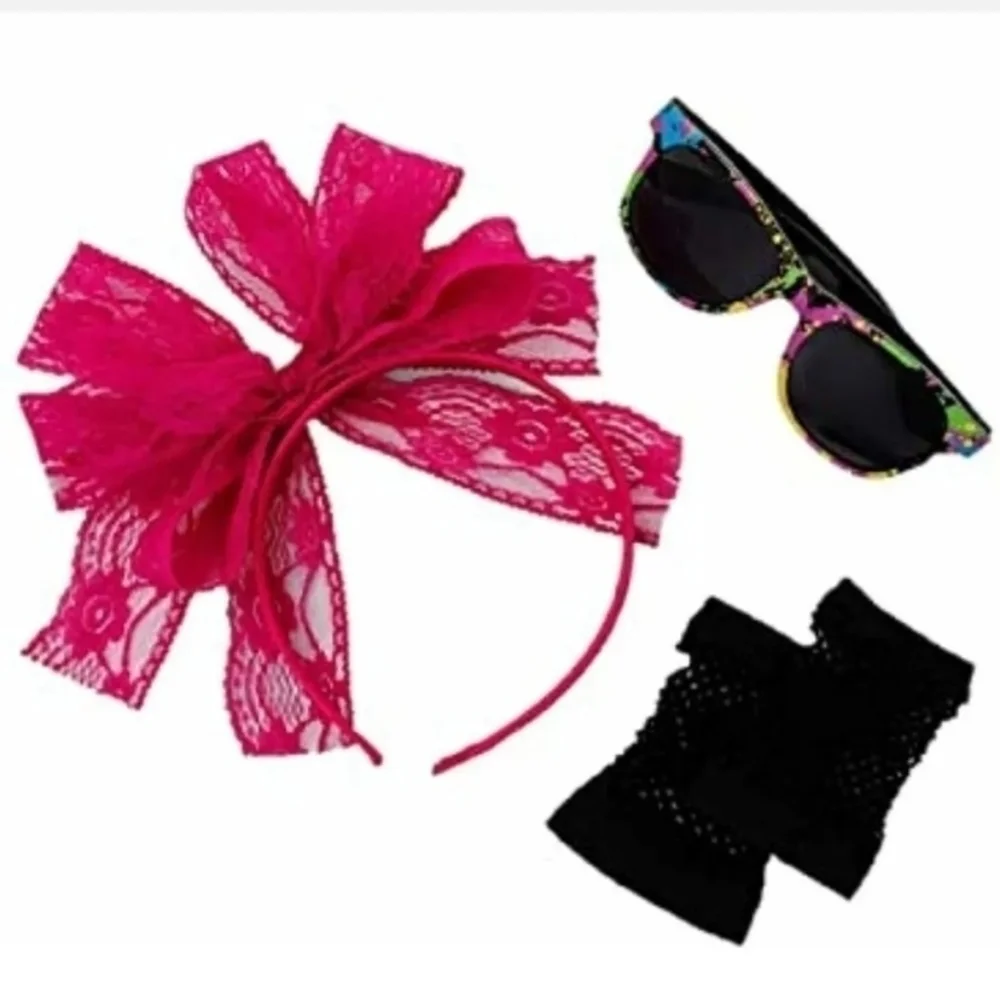 NWT Hyde & Eek Boutique Kid's 80's Accessory Kit One Size OS Halloween Costume